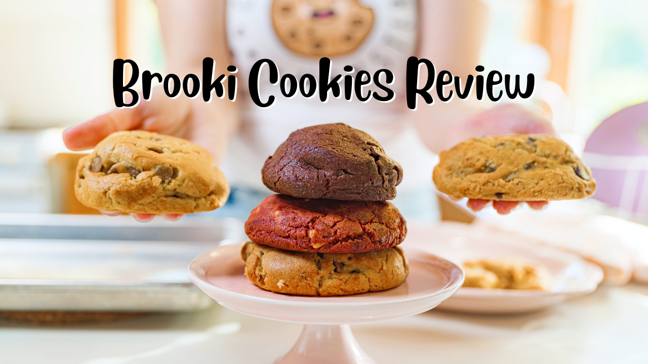 Taste Testing The Viral BROOKI BAKEHOUSE COOKIES đȘđ©đ»âđł Chunky Cookie Review đ€€