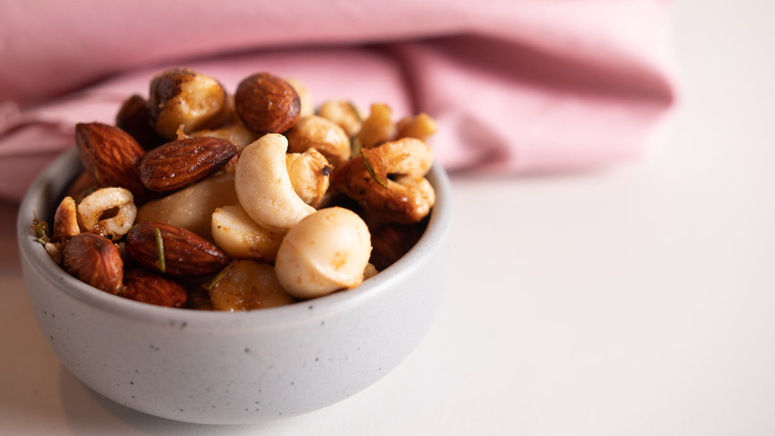 Sweet, Spicy and Salty Mixed Bar Nuts