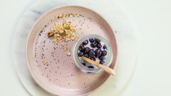 Blueberry and Chia Overnight Oats